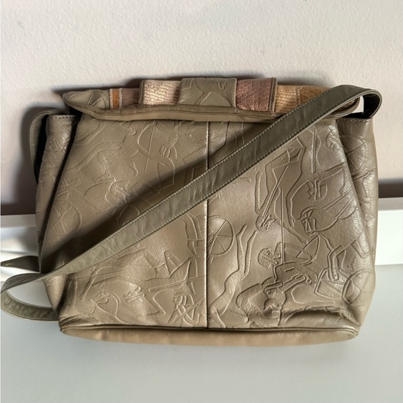 Multicolor Patchwork Shoulder Bag vintage - Picture 2 of 4